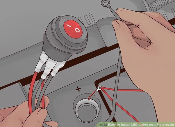 Cách gắn đèn LED dây cho xe máy cực đơn giản